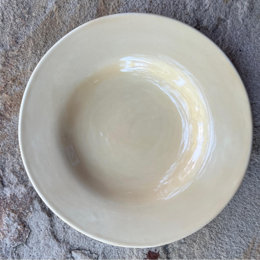 Set of 2 Pottery Barn SAUSALITO 10" Salad Plates Yellow Amber Gold